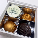 Luxury small box of Christmas chocolates