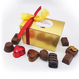 250 grams of Belgian chocolates in a Christmas box