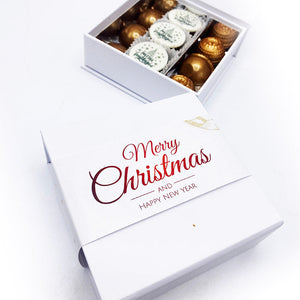 Luxury box of Christmas chocolates 9 chocolates