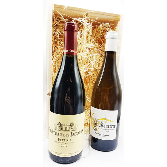 Wine gift France red-white de luxe