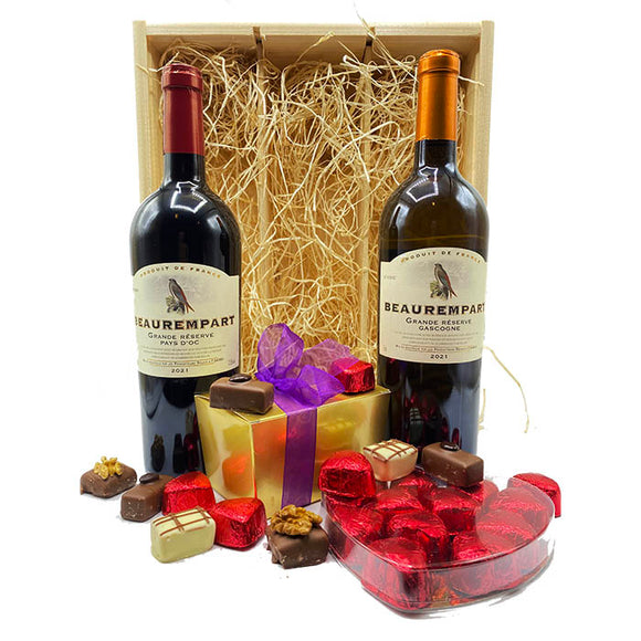 Love Wine and Chocolate Gift Beaurempart