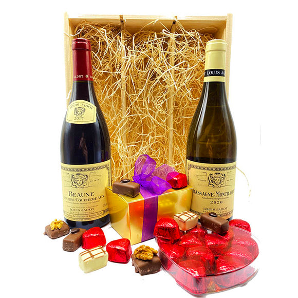 Love Wine and Chocolate Gift Louis Jadot Exclusive